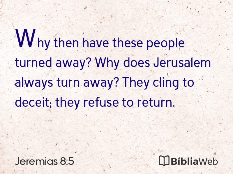 Jeremias 8:5 em imagem para compartilhar