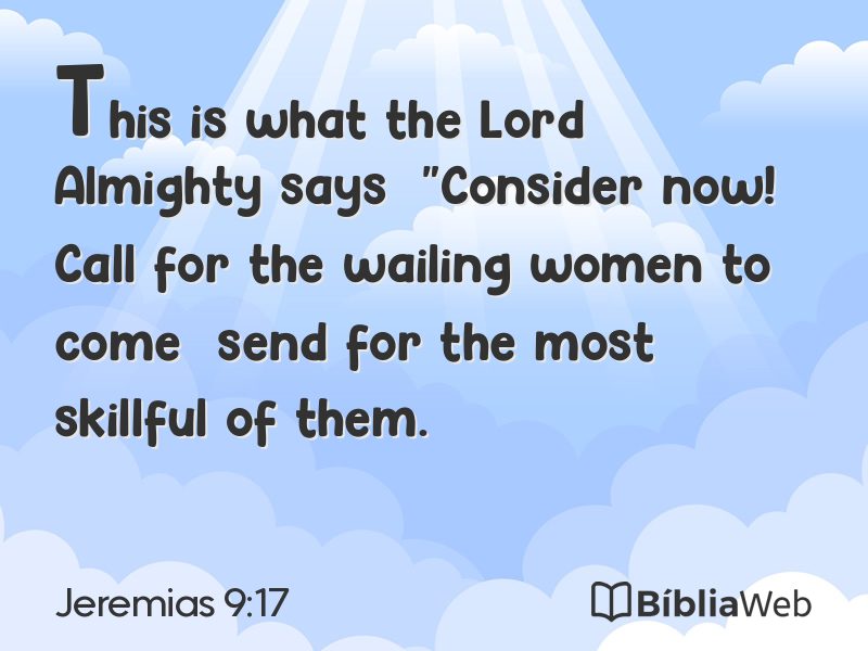 Jeremias 9:17 em imagem para compartilhar