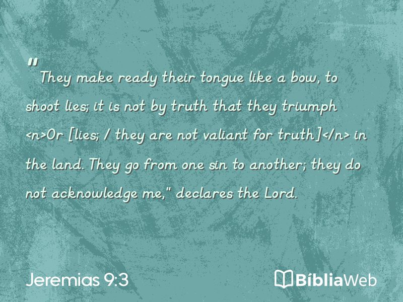 Jeremias 9:3 em imagem para compartilhar
