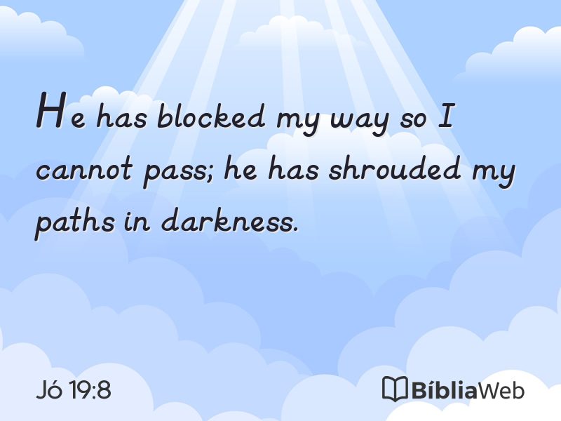 Jó 19:8 em imagem para compartilhar