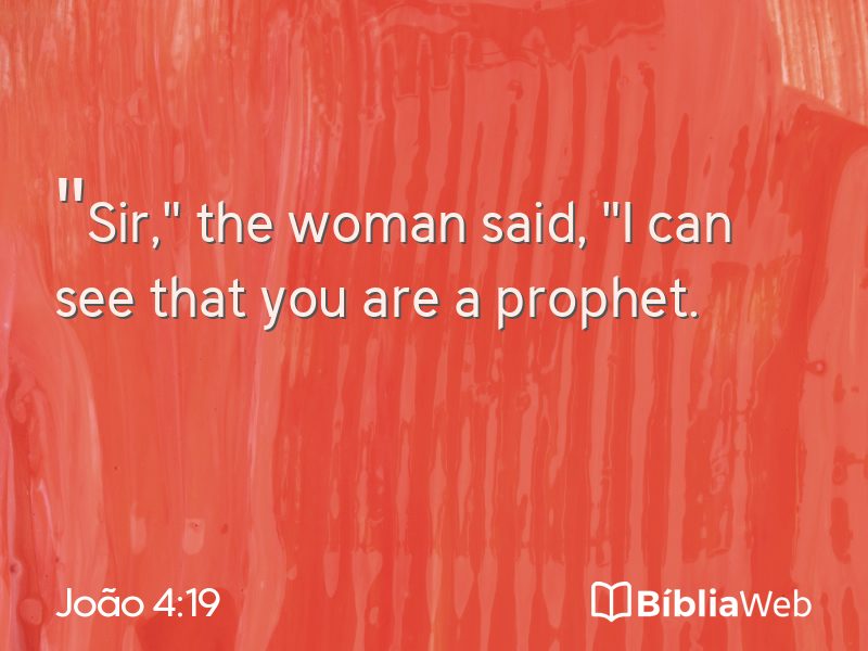 João 4:19 em imagem para compartilhar