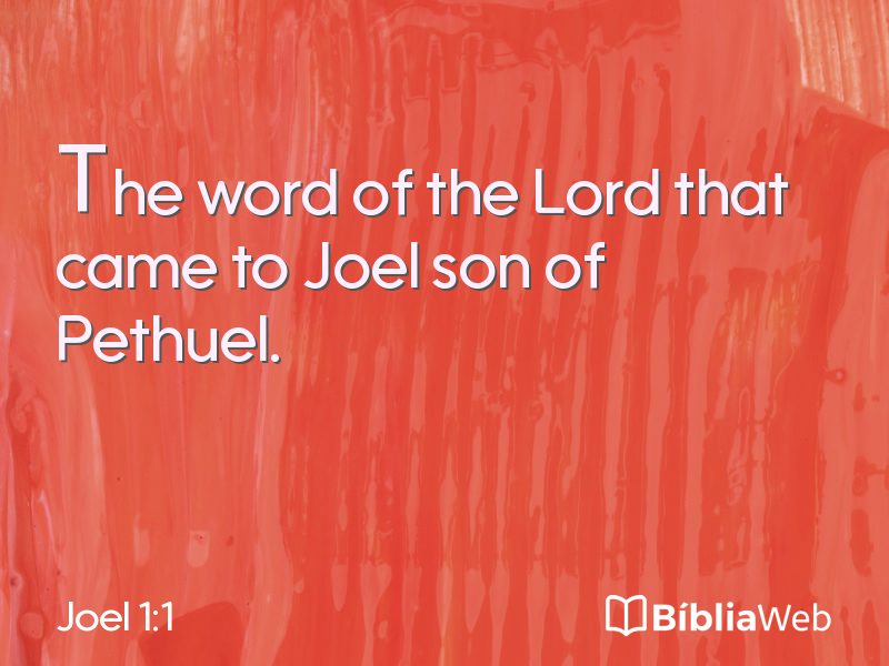 Joel 1:1 em imagem para compartilhar
