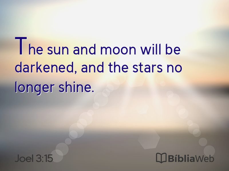 Joel 3:15 em imagem para compartilhar