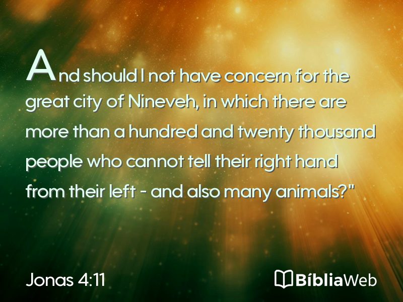 Jonas 4:11 em imagem para compartilhar