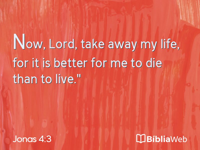Jonas 4:3 em imagem para compartilhar