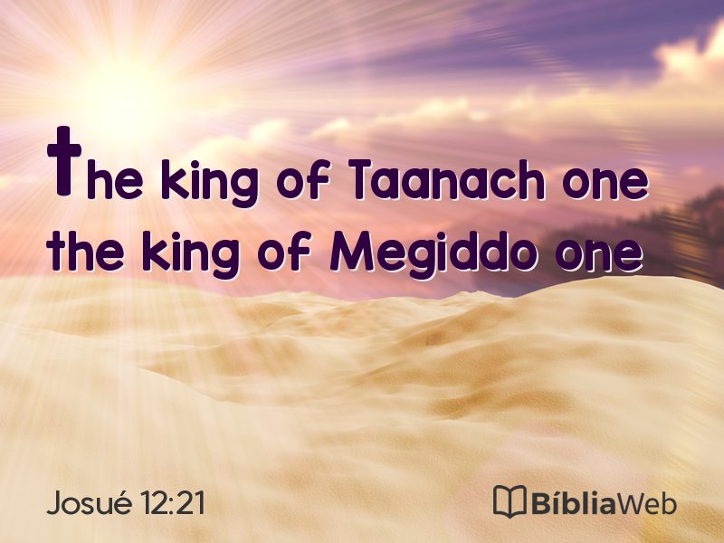 Josué 12:21 em imagem para compartilhar
