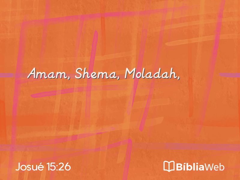 Josué 15:26 em imagem para compartilhar