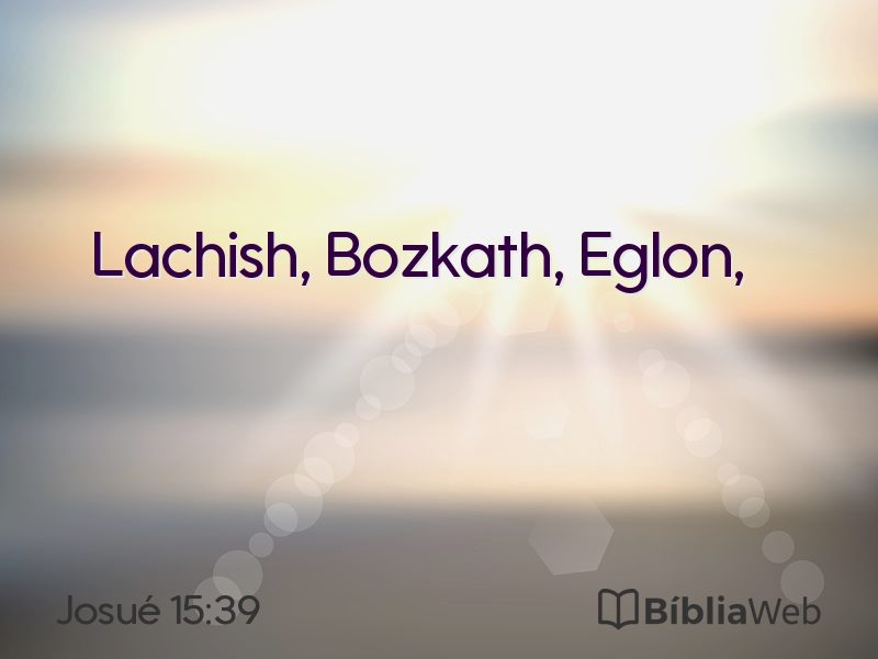 Josué 15:39 em imagem para compartilhar