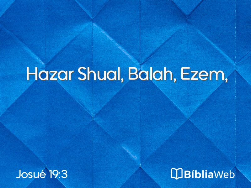 Josué 19:3 em imagem para compartilhar