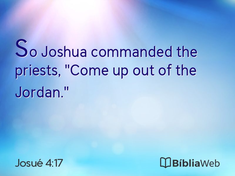 Josué 4:17 em imagem para compartilhar