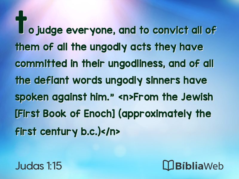 Judas 1:15 em imagem para compartilhar