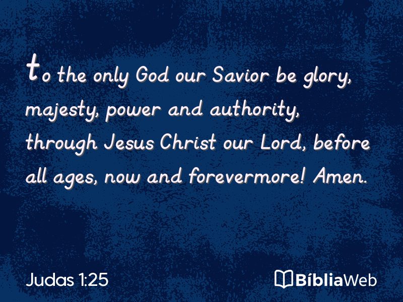 Judas 1:25 em imagem para compartilhar