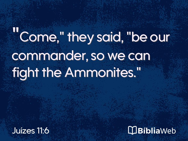 Juízes 11:6 em imagem para compartilhar