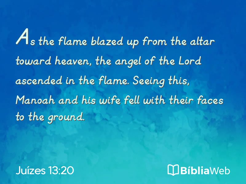 Juízes 13:20 em imagem para compartilhar