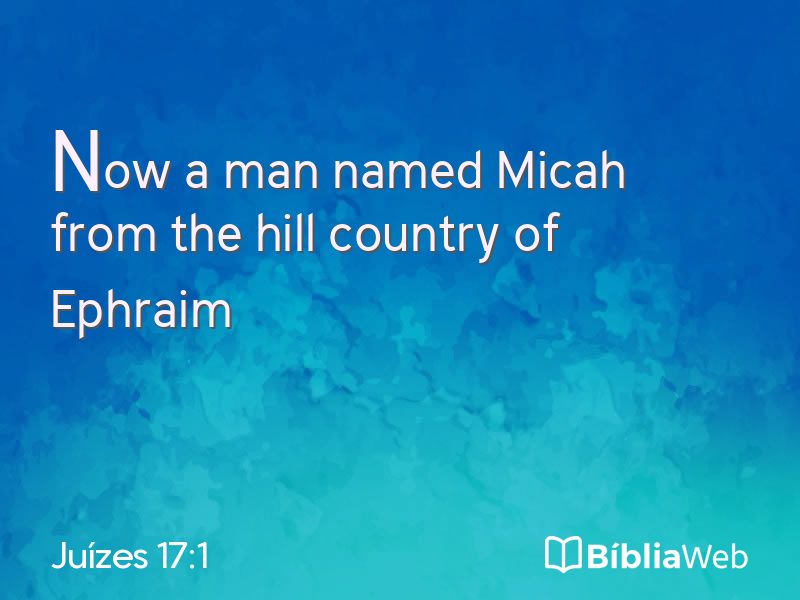 Juízes 17:1 em imagem para compartilhar