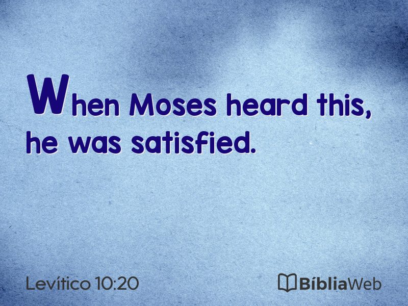 Levítico 10:20 em imagem para compartilhar