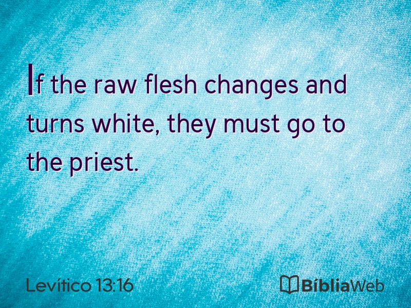 Levítico 13:16 em imagem para compartilhar