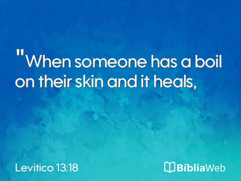 Levítico 13:18 em imagem para compartilhar