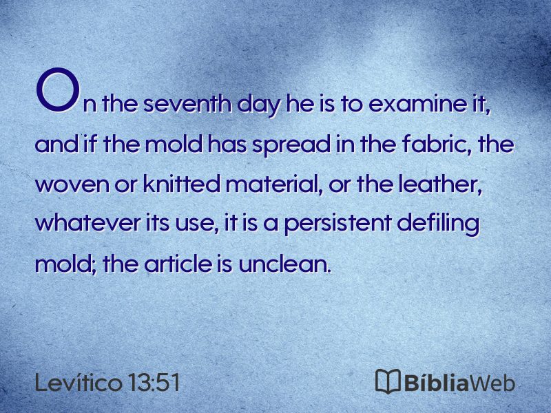 Levítico 13:51 em imagem para compartilhar