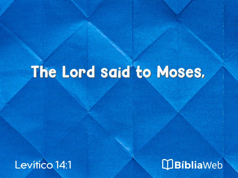 Levítico 14:1 em imagem para compartilhar
