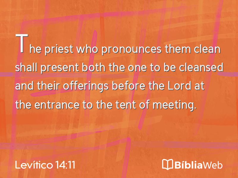 Levítico 14:11 em imagem para compartilhar