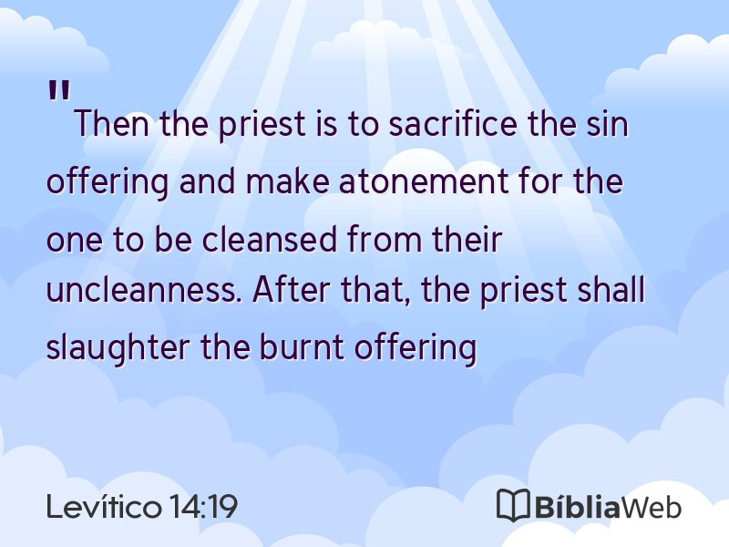 Levítico 14:19 em imagem para compartilhar