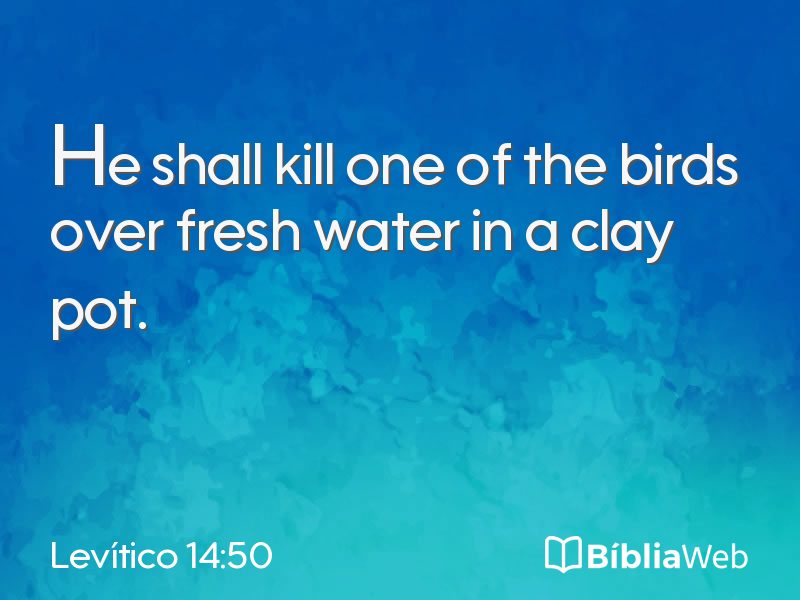 Levítico 14:50 em imagem para compartilhar