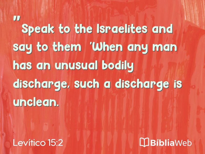 Levítico 15:2 em imagem para compartilhar