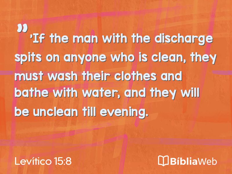Levítico 15:8 em imagem para compartilhar