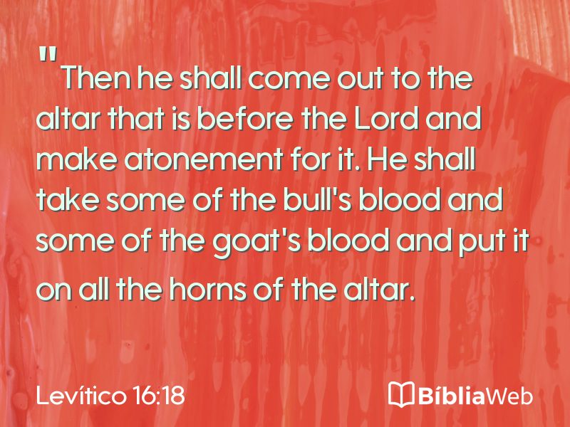 Levítico 16:18 em imagem para compartilhar