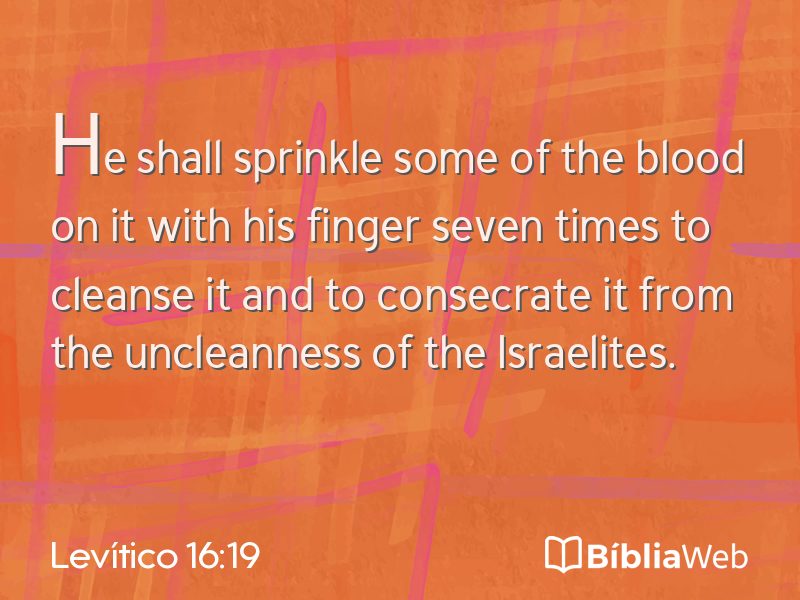 Levítico 16:19 em imagem para compartilhar