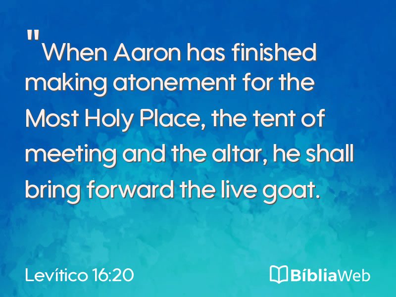 Levítico 16:20 em imagem para compartilhar