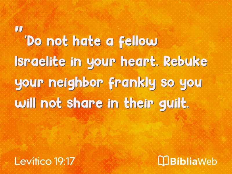Levítico 19:17 em imagem para compartilhar