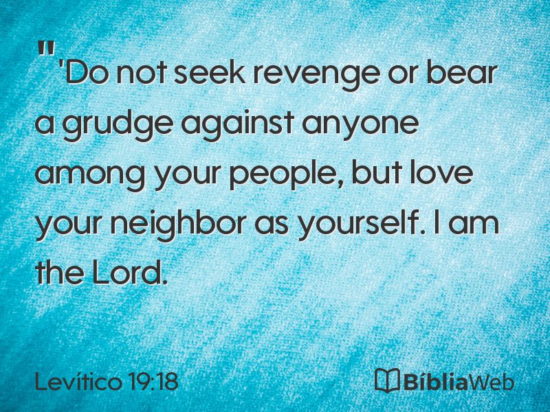 Levítico 19:18 em imagem para compartilhar