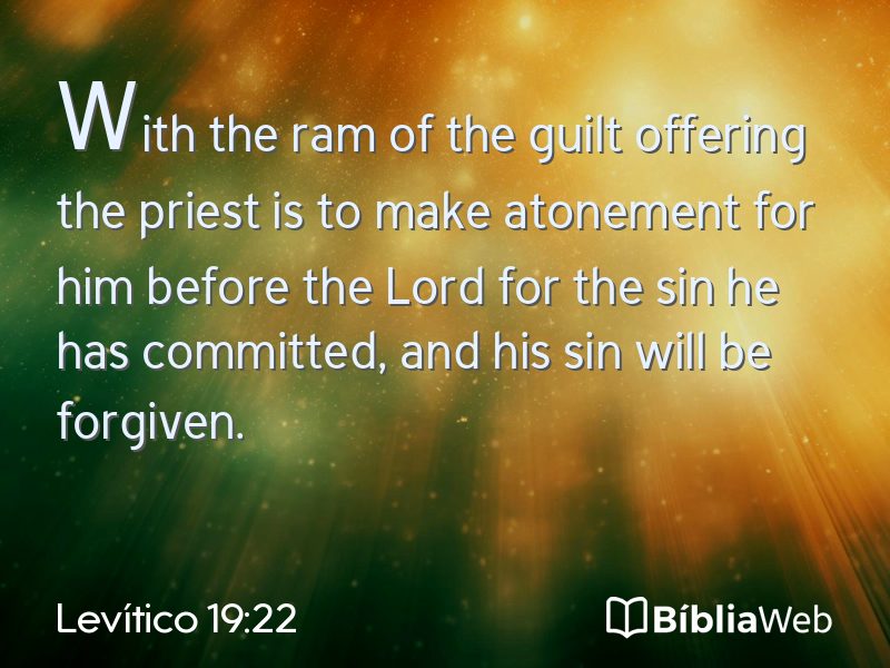 Levítico 19:22 em imagem para compartilhar