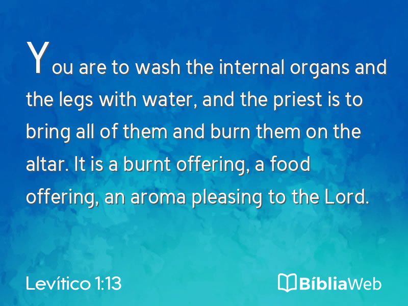 Levítico 1:13 em imagem para compartilhar