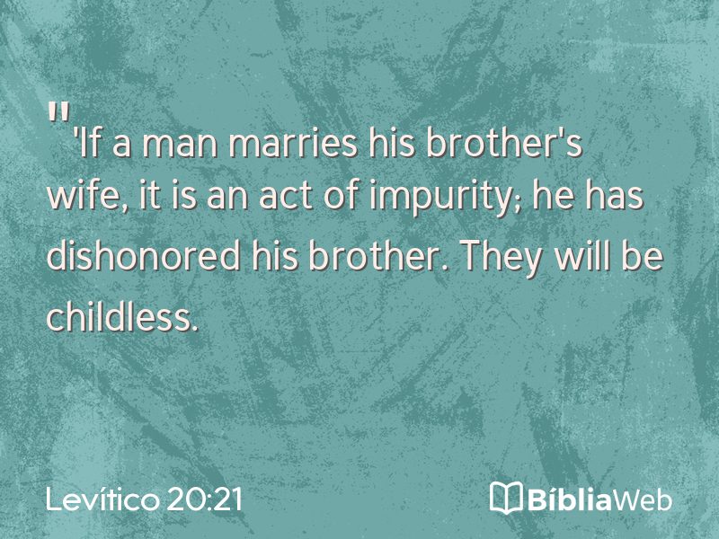 Levítico 20:21 em imagem para compartilhar