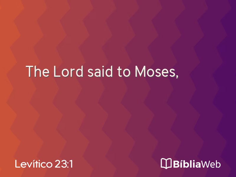 Levítico 23:1 em imagem para compartilhar