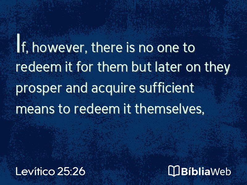 Levítico 25:26 em imagem para compartilhar
