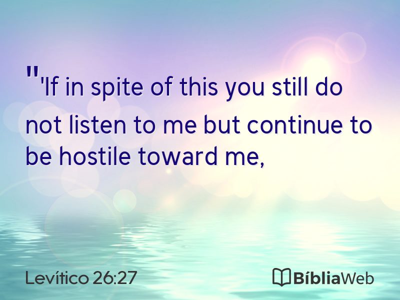 Levítico 26:27 em imagem para compartilhar