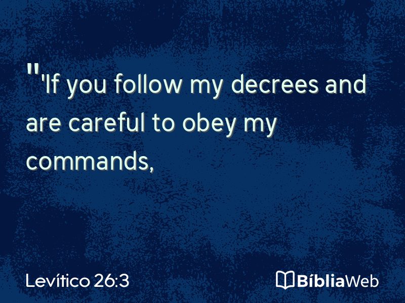 Levítico 26:3 em imagem para compartilhar