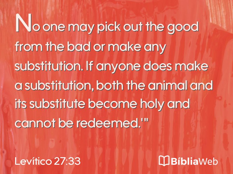 Levítico 27:33 em imagem para compartilhar