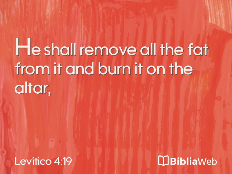 Levítico 4:19 em imagem para compartilhar