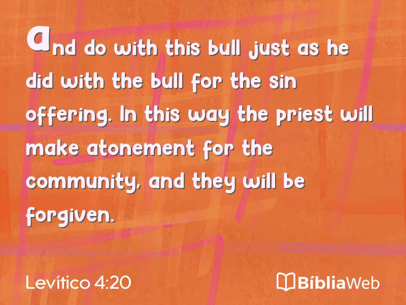 Levítico 4:20 em imagem para compartilhar