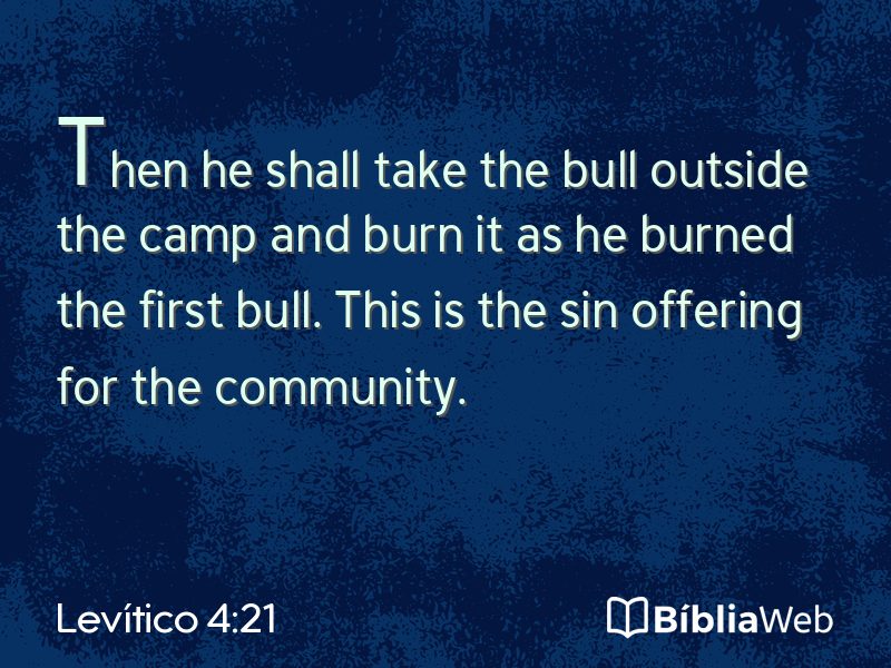 Levítico 4:21 em imagem para compartilhar