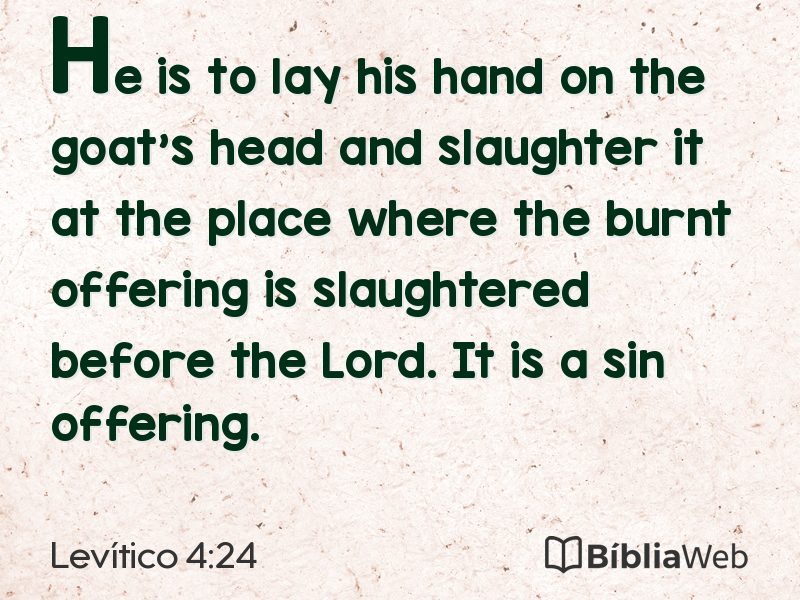 Levítico 4:24 em imagem para compartilhar
