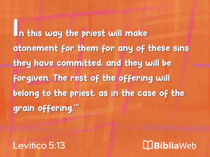 Levítico 5:13 em imagem para compartilhar