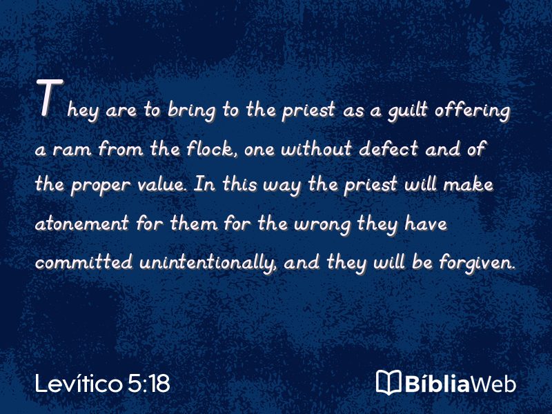 Levítico 5:18 em imagem para compartilhar