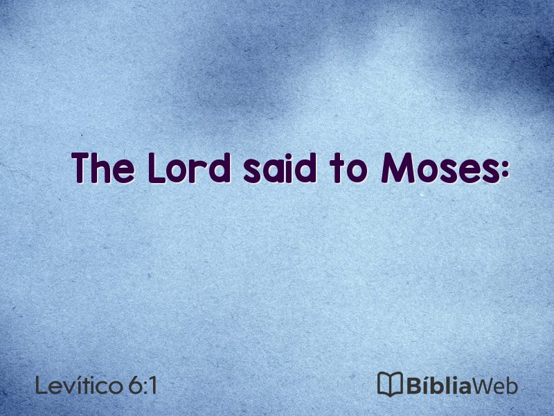 Levítico 6:1 em imagem para compartilhar
