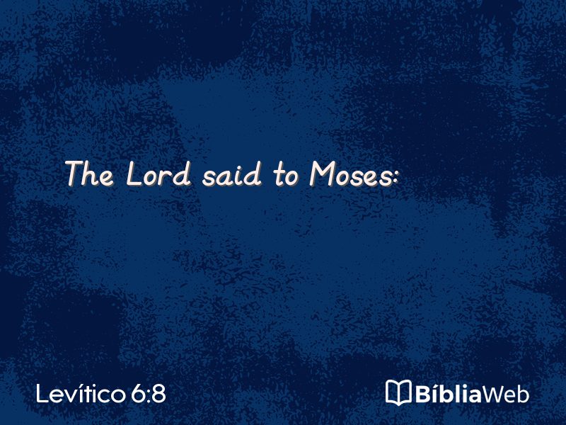 Levítico 6:8 em imagem para compartilhar